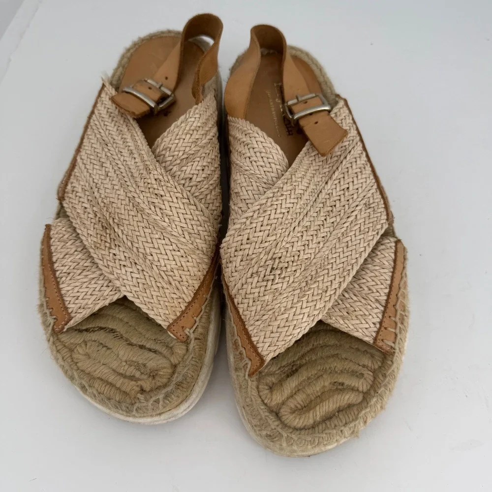 Anthropologie Farylrobin Ursula Espadrille Sport Sandals Boho Resort EU40